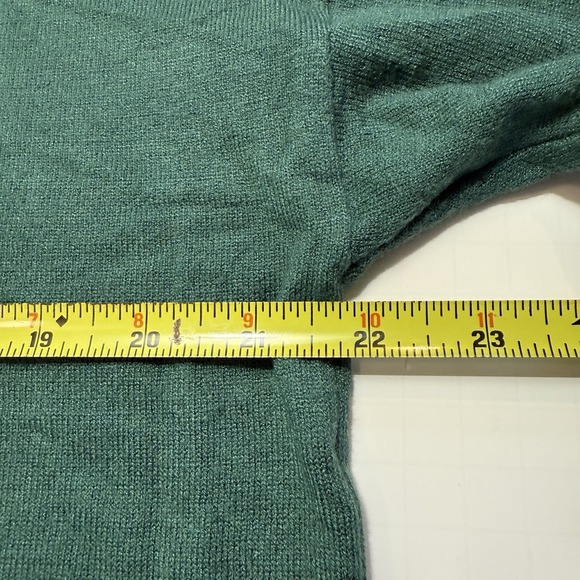 Rae Dunn Womens XL Sweater Pullover Crewneck Green Holiday  Christmas Cozy Soft - Picture 11 of 12